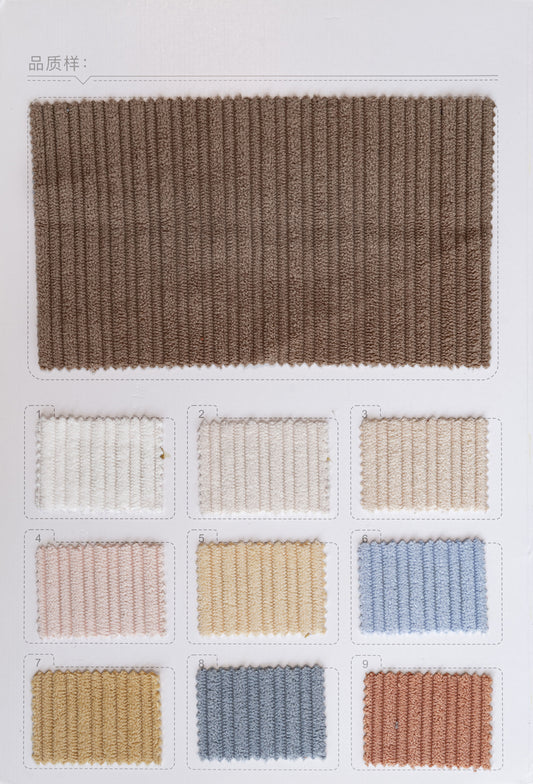 6W Mixed Wale Elastic Corduroy - 2119